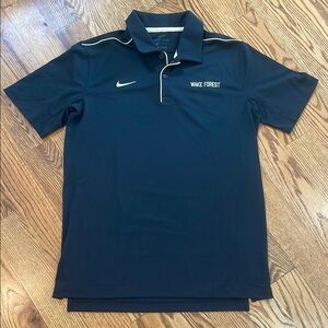Men’s Wake Forest Demon Deacons Nike Polo Shirt. Size M. Like New Condition.